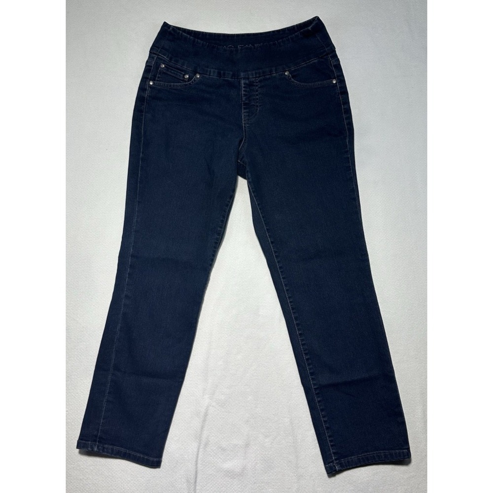 JAG Jeans Women's Size 10 Dark Wash Pull On High Rise Slim Ankle